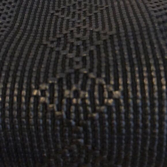 Black Textured Make-up Bag  - Picture 2 of 5